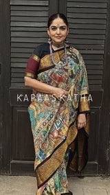 vasant-luxe-pure-kalamkari-kanjeevaram-silk-saree