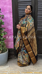 vasant-luxe-pure-kalamkari-kanjeevaram-silk-saree