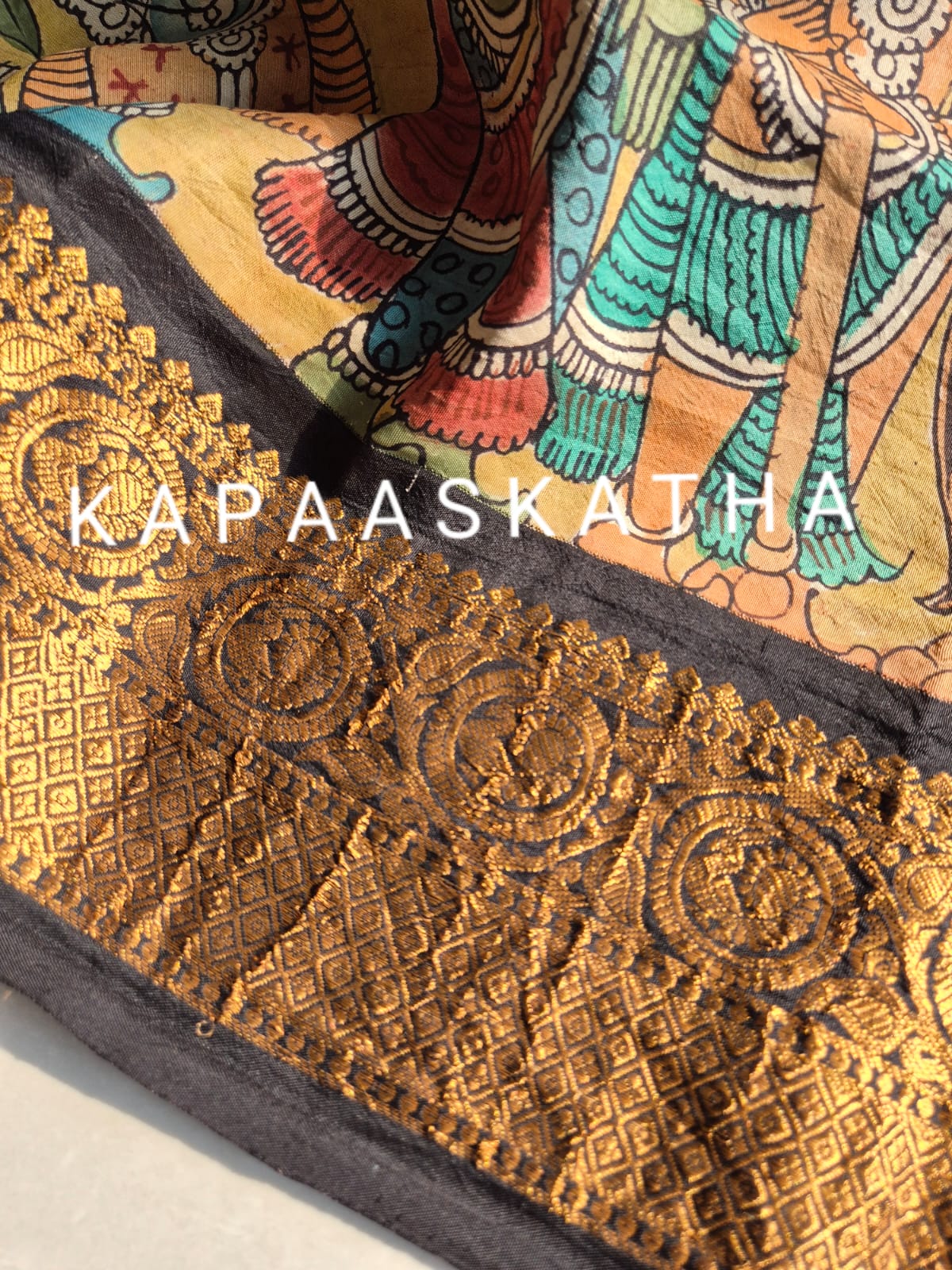 vasant-luxe-pure-kalamkari-kanjeevaram-silk-saree