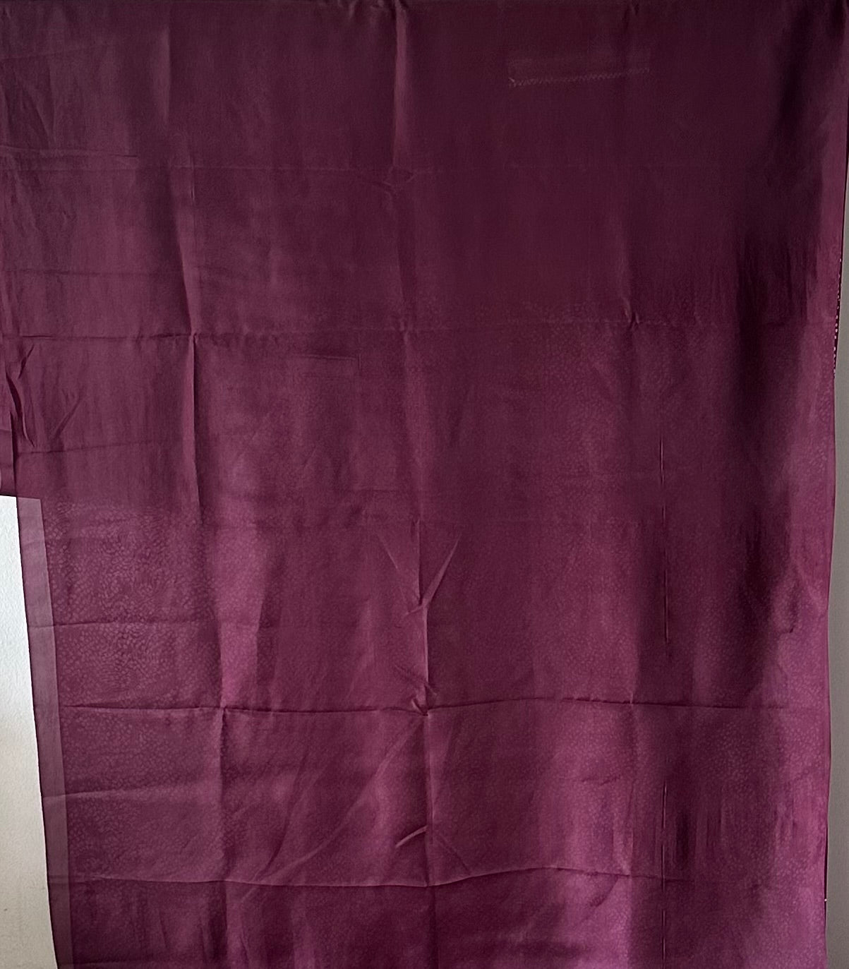Very Smart and Stylish Habotai Silk Bandhani Saree in Shades of Plum