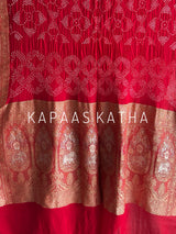 vibrant-red-bandhani-saree