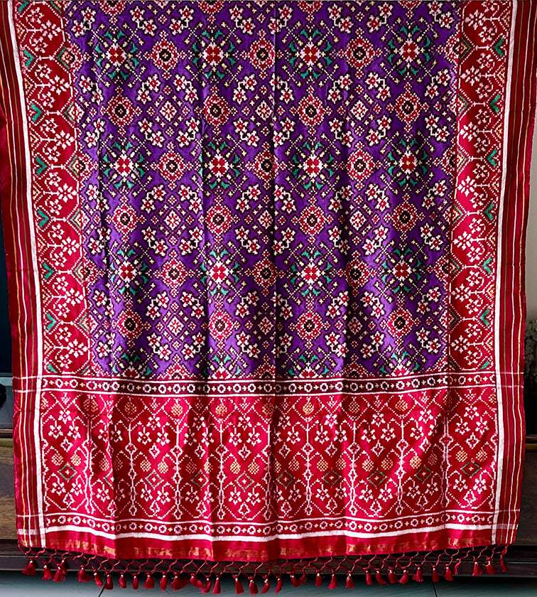 Pure Silk Double Ikat/Patan Patola Dupatta