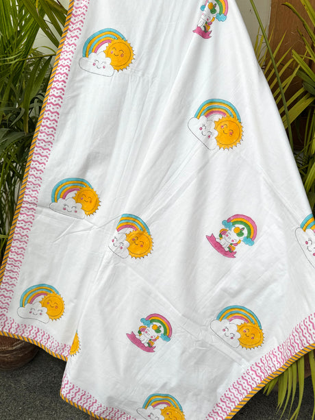 whimsy-rainbow-kids-dohar-layered-blanket-handblock-printed