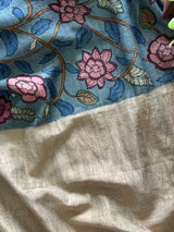 whispers-of-the-bloom-handloom-matka-silk-floral-kalamkari-saree
