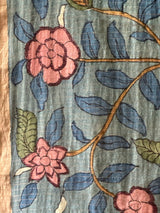 whispers-of-the-bloom-handloom-matka-silk-floral-kalamkari-saree