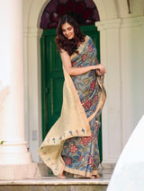 whispers-of-the-bloom-handloom-matka-silk-floral-kalamkari-saree