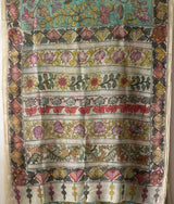 Whispers of the Wild - Handcrafted Kota Silk Kalamkari Saree
