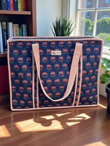 women-elegant-blue-floral-block-print-handcrafted-tote-bag