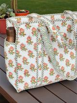women-handcrafted-classic-orange-floral-tote-bag