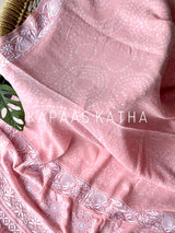 woven-luxe-bandhani-chikankari-banarasi-georgette-saree