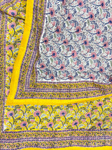 yellow-blue-theme-king-cotton-quilt-front-view