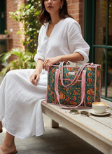 zippered-floral-cotton-carryall-handcrafted-tote-bag
