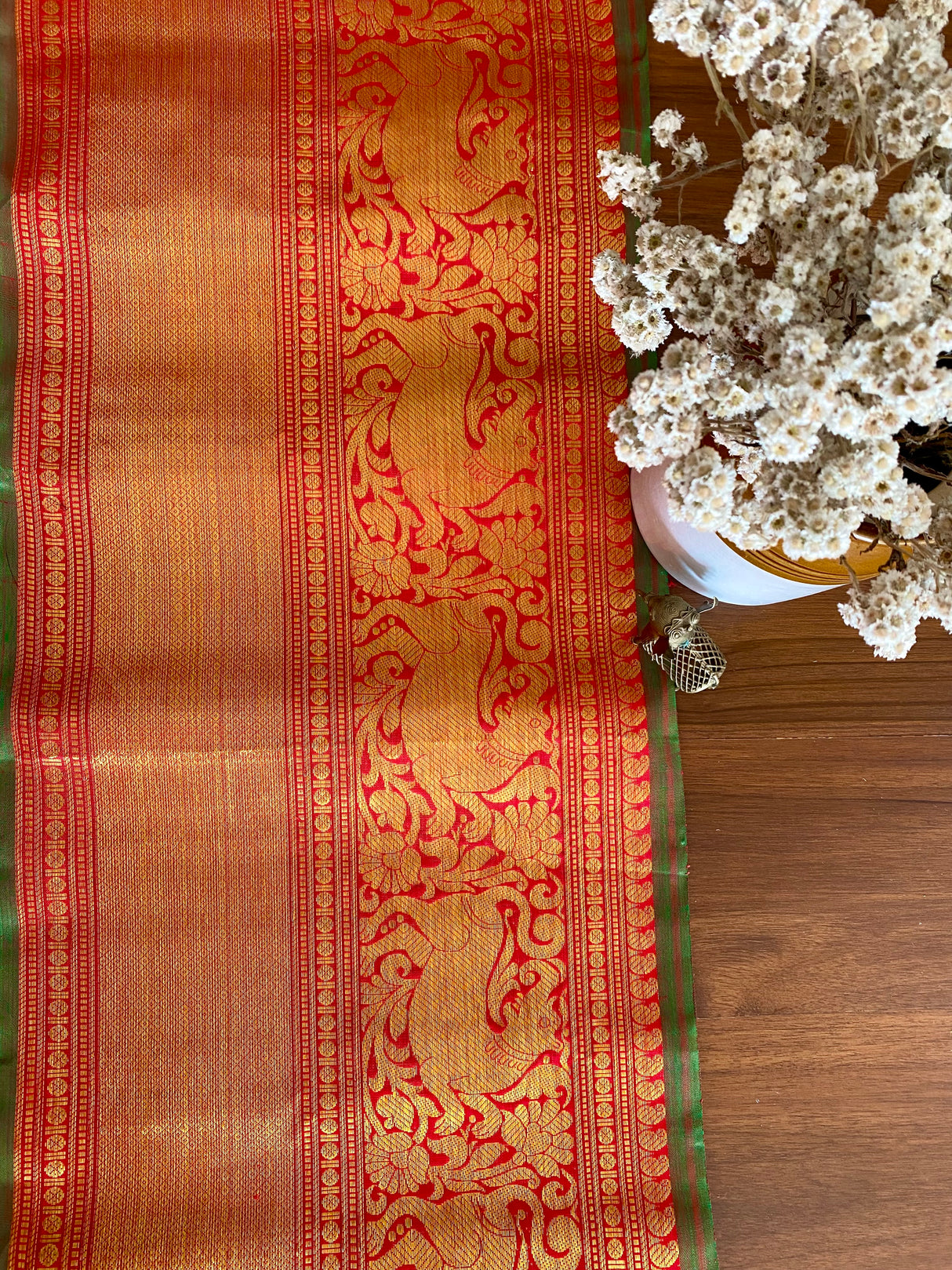 Pure Handloom Silk Kanjivaram Border (Price 1900 Per Meter)