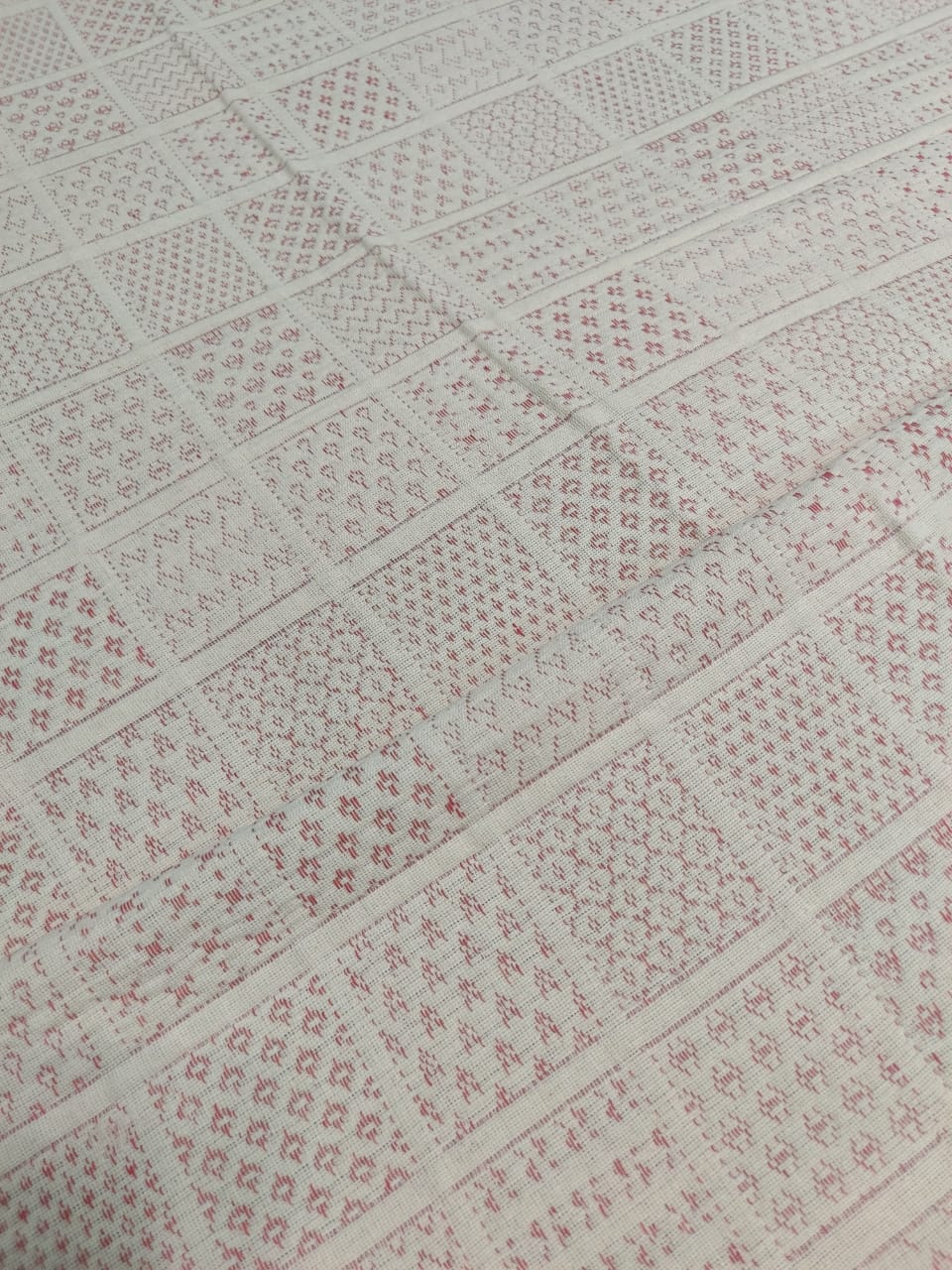 Handwoven Pure Cotton Bedspread- Double Size