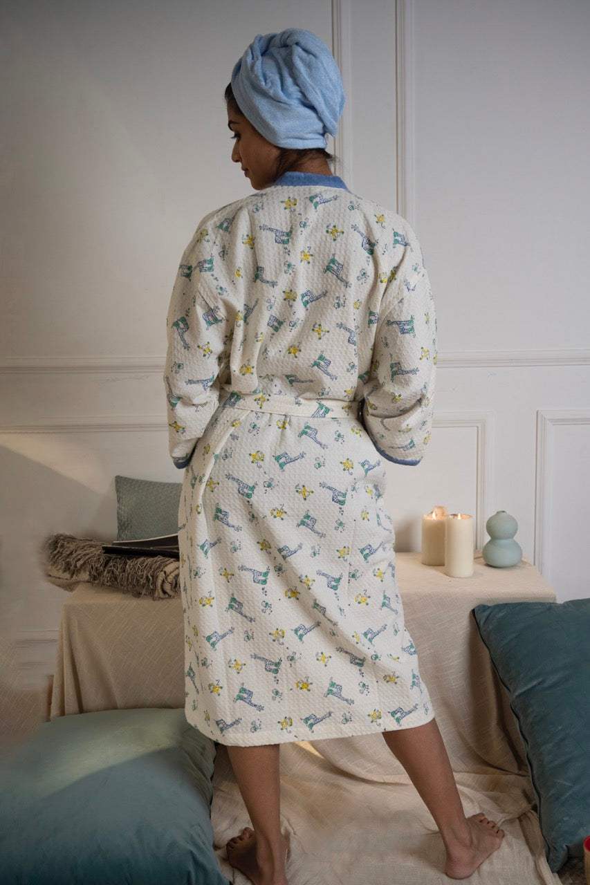 animal-print-cotton-waffle-bathrobe-back-view