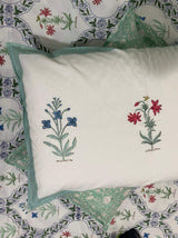 green-floral-king-cotton-bedsheet-color-detail-view