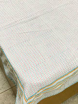 breathable cotton mulmul baby wrap animal print block printed Jaipur India