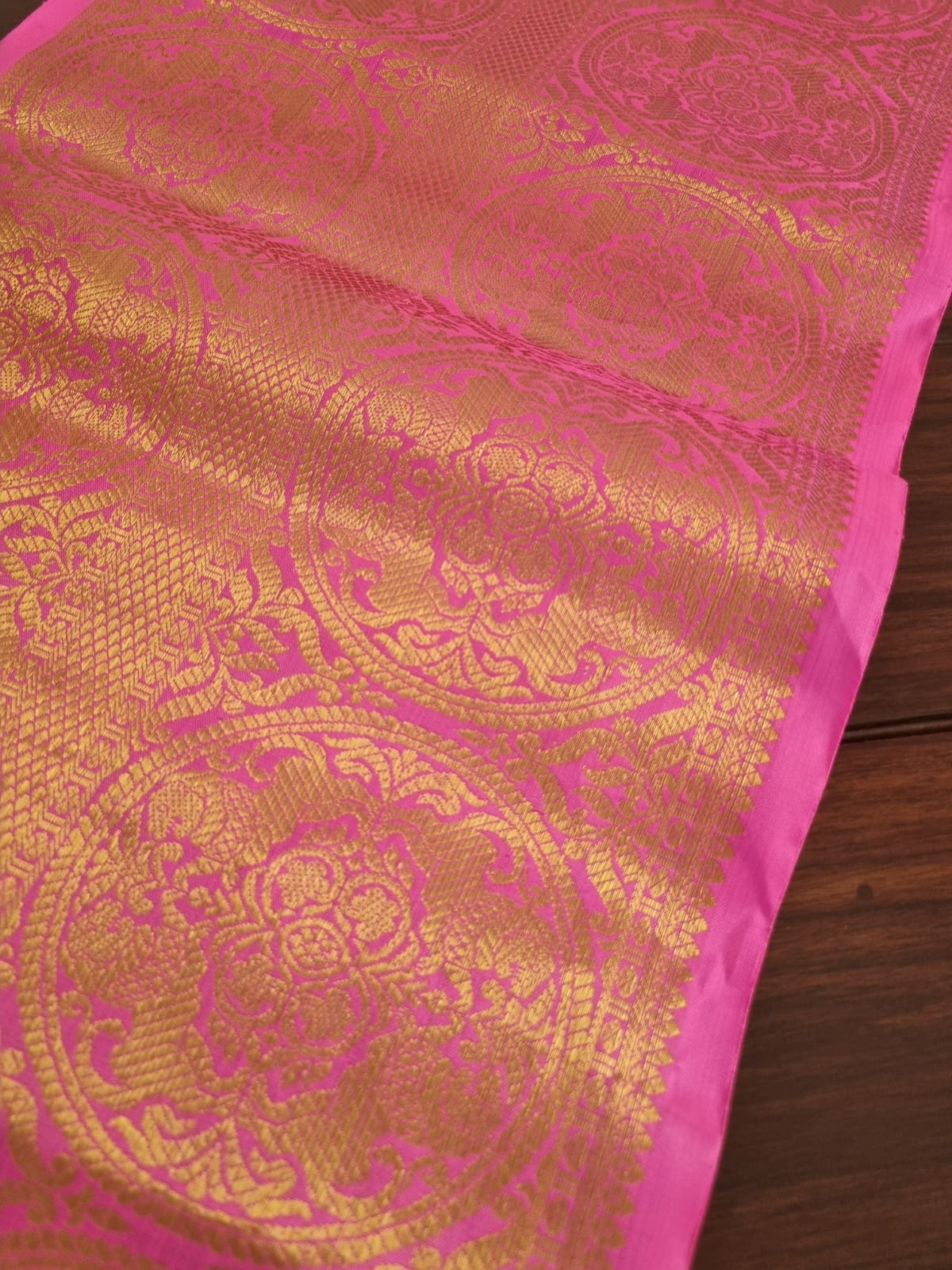 Pure Handloom Silk Kanjivaram Border (Price 1500 Per Meter)