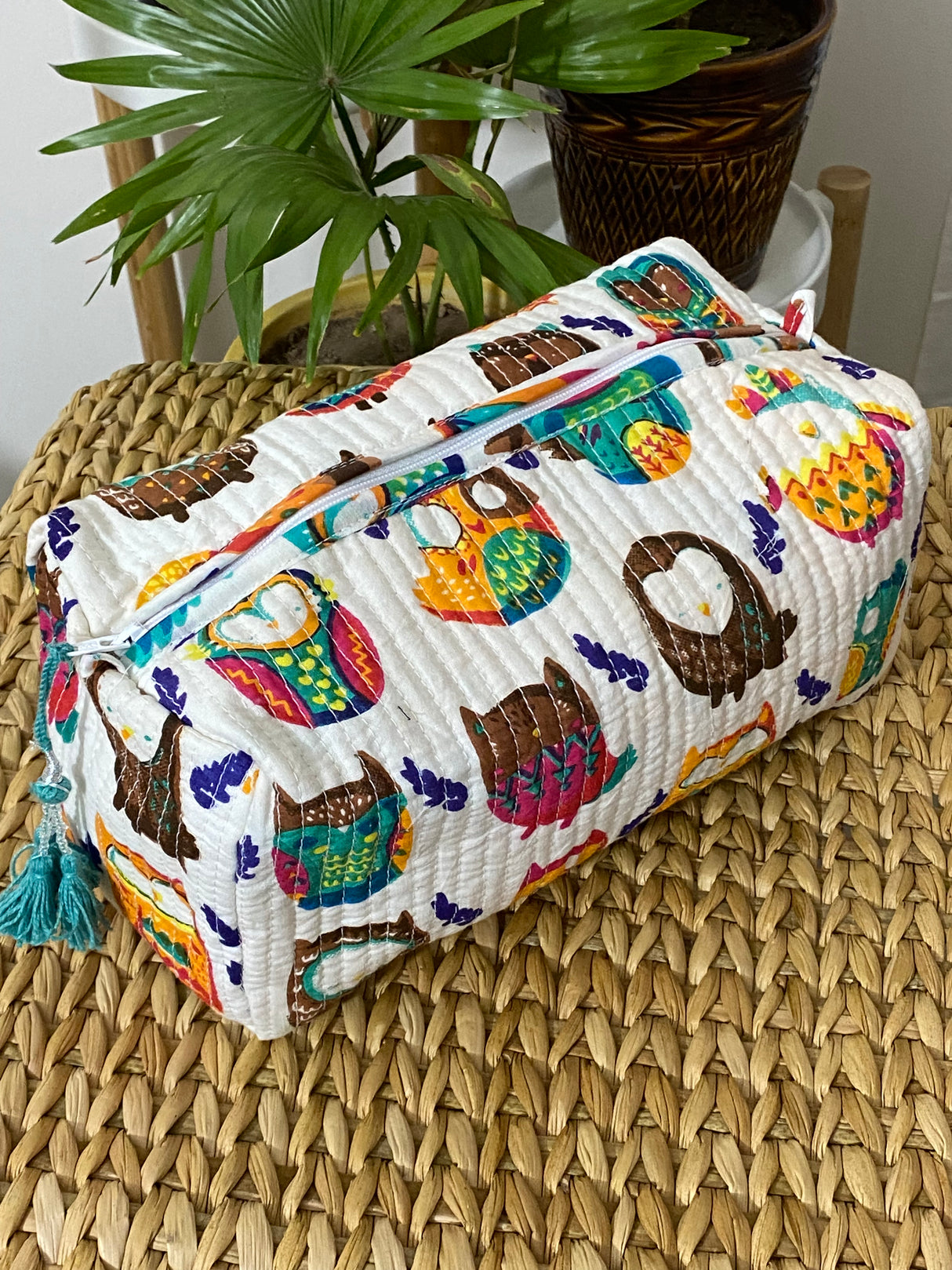 LARGE Multipurpose Quilted Pouch/ Bag