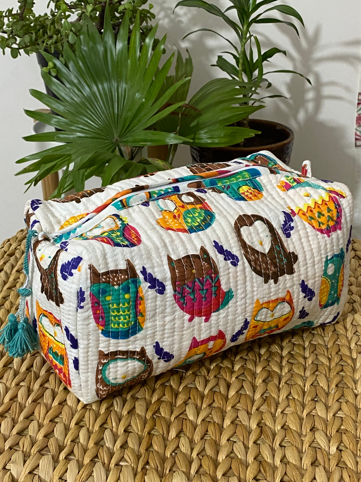 LARGE Multipurpose Quilted Pouch/ Bag