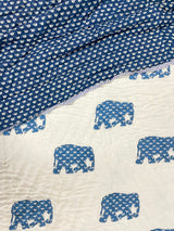 Elephant Bedding Set- Blockprint