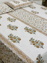Hand Block Printed Handloom Cotton Bedspread