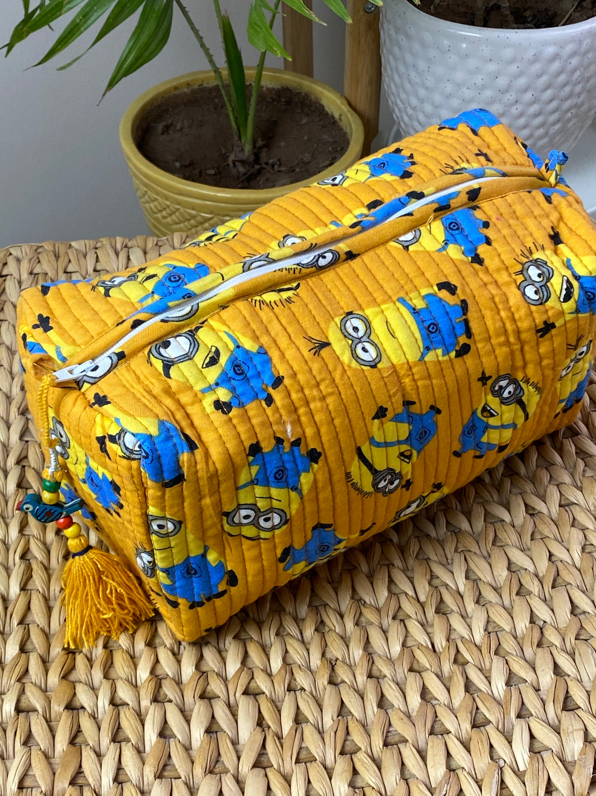 LARGE Multipurpose Quilted Pouch/ Bag