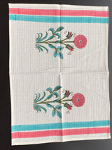Pair of Blockprint Cotton Hand Towel