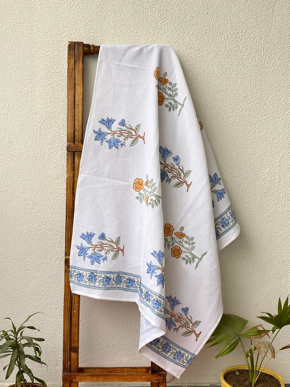 Blockprint Soft Cotton Towel (60-30 inches)