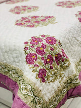 Blockprint Bedsheet & Quilt Set