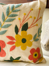 PREORDER Embroidered Cushion Cover- 16*16 inches (10-15 days dispatch time)