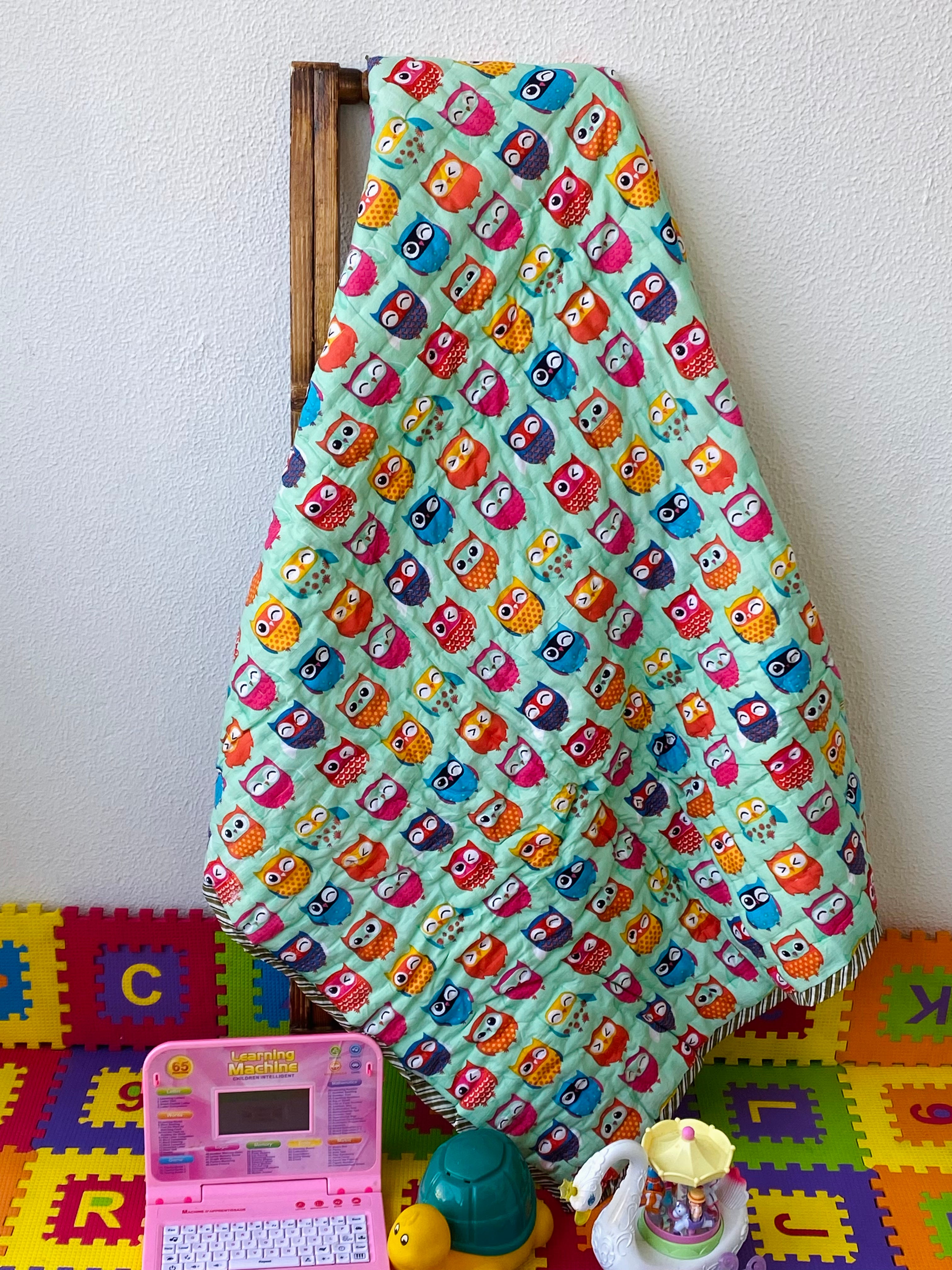 Owl Kids Quilt (60*40 inches)