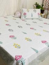 Blockprint Bedsheet & Quilt Set