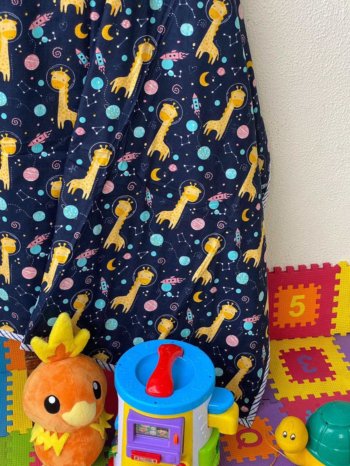 small business wholesale baby blanket giraffe design jaipur