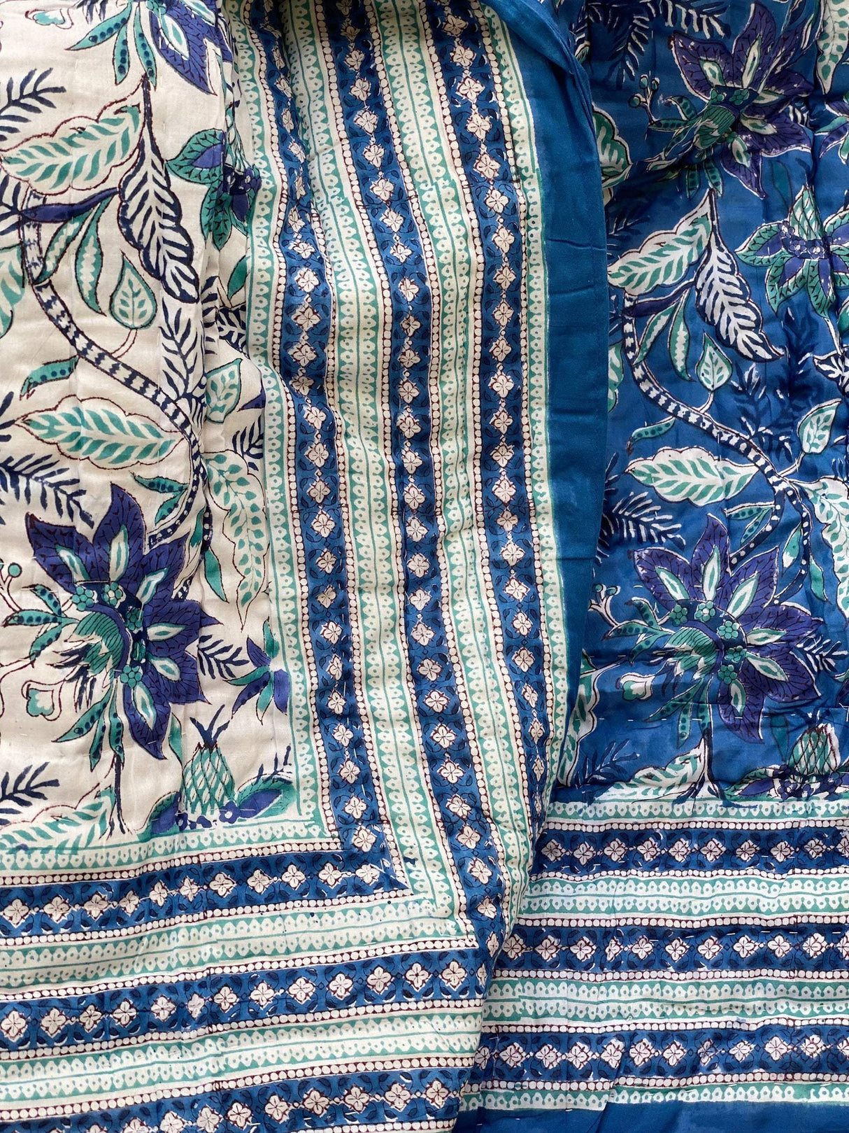 navy-blue-color-king-cotton-quilt-front-view