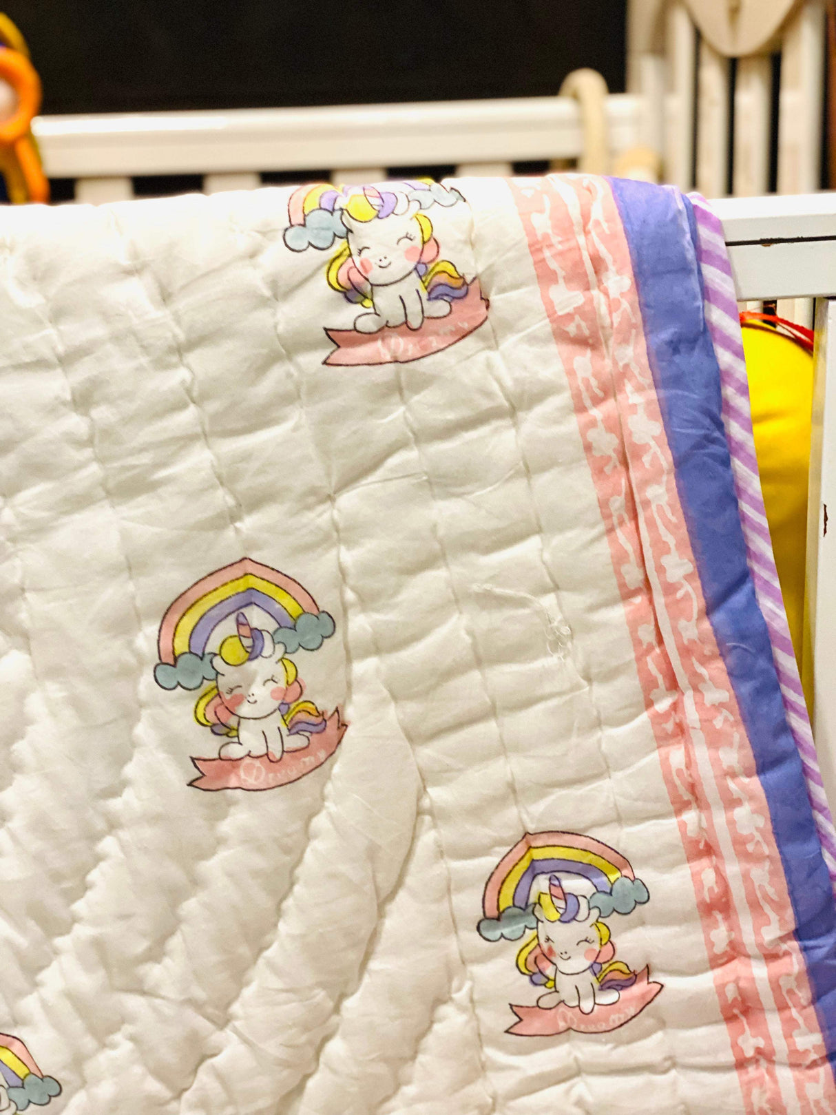 affordable luxury unicorn quilts for baby girls ideal for gifting in bulk or retail