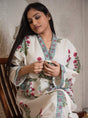 pretty-floral-cotton-waffle-bathrobe-front-view